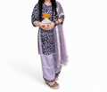 Elegant Lavender 3-Piece stitched Ethnic Wear